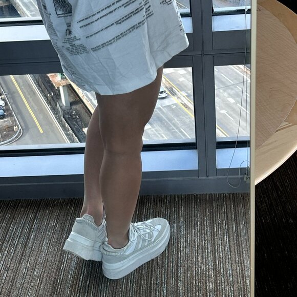 Adidas x Beyoncé Limited Edition Sneakers — Chunky White Platform Trainers - Picture 3 of 5